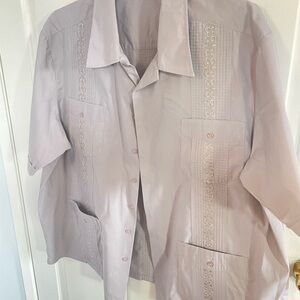 Men's Classic Beige Shirt-XL